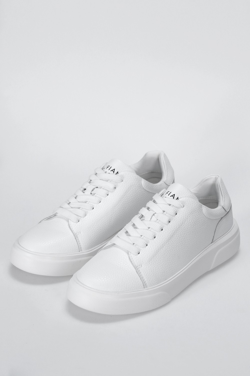 Lufian Tommy Erkek Deri Sneaker Ayakkabı Beyaz görsel 4