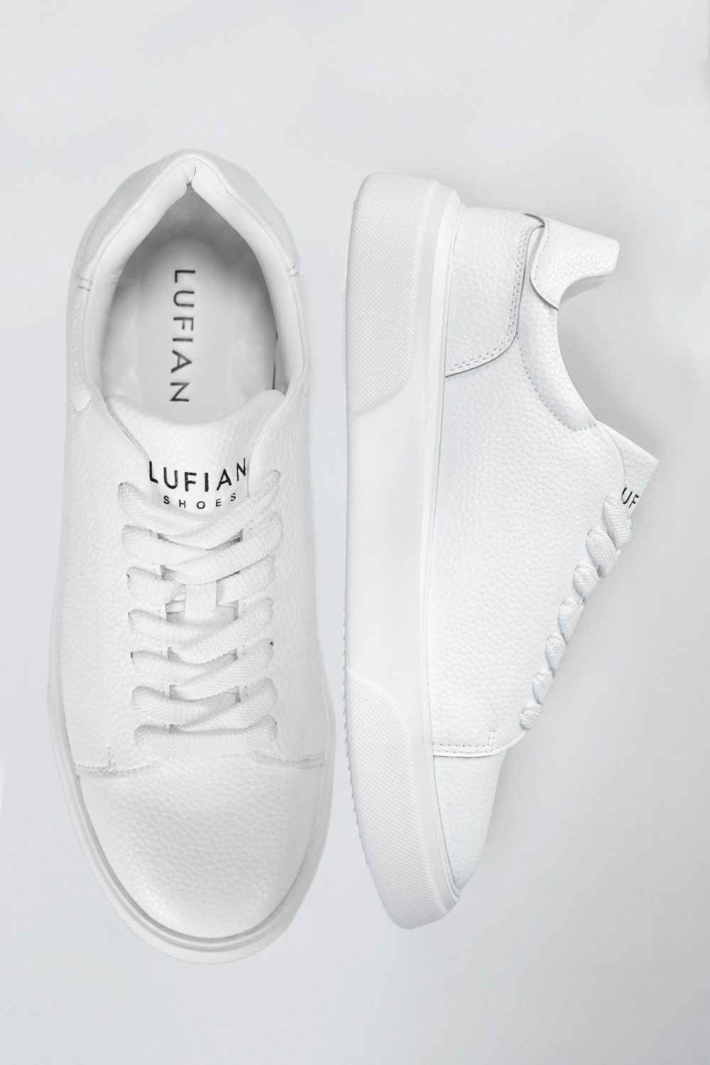 Lufian Tommy Erkek Deri Sneaker Ayakkabı Beyaz görsel 6