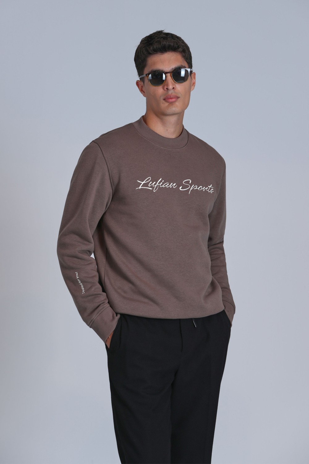 Lufian Loved Erkek Sweatshirt Siyah