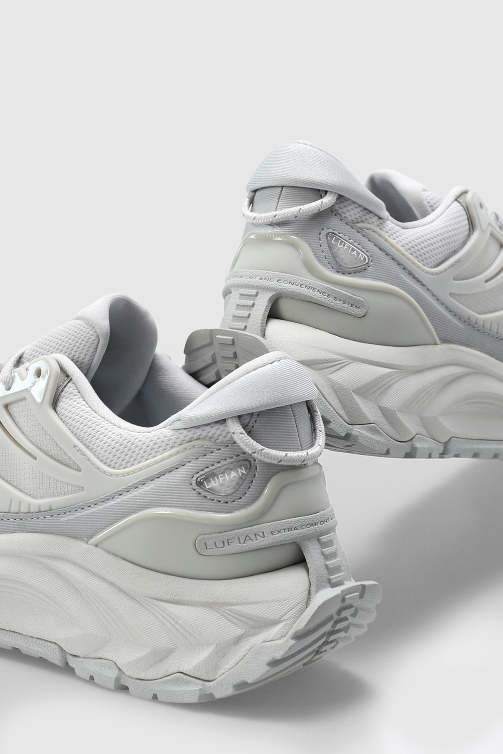 Lufian Edwın Erkek Deri Sneaker Ayakkabı Gri görsel 2