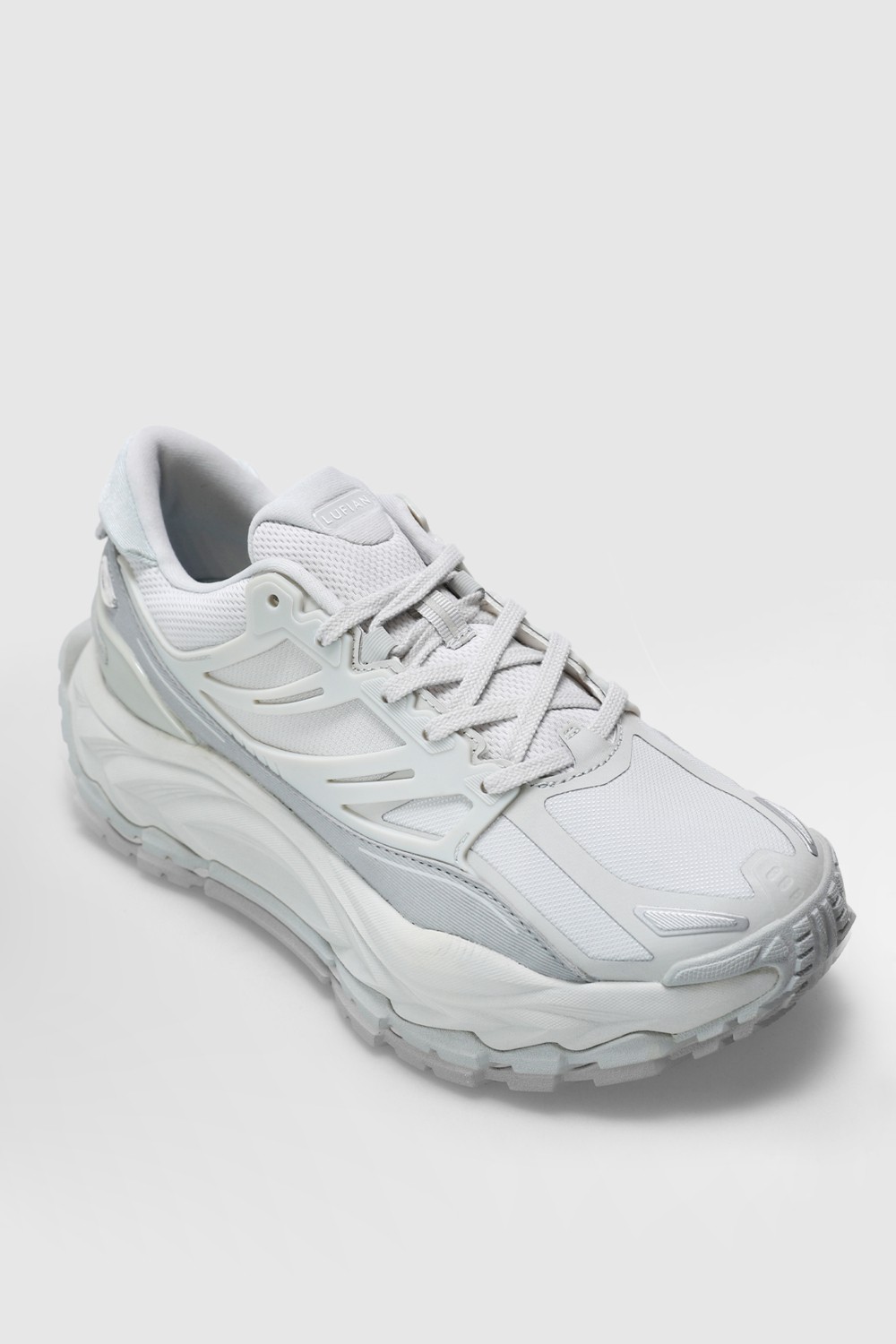 Lufian Edwın Erkek Deri Sneaker Ayakkabı Gri görsel 3