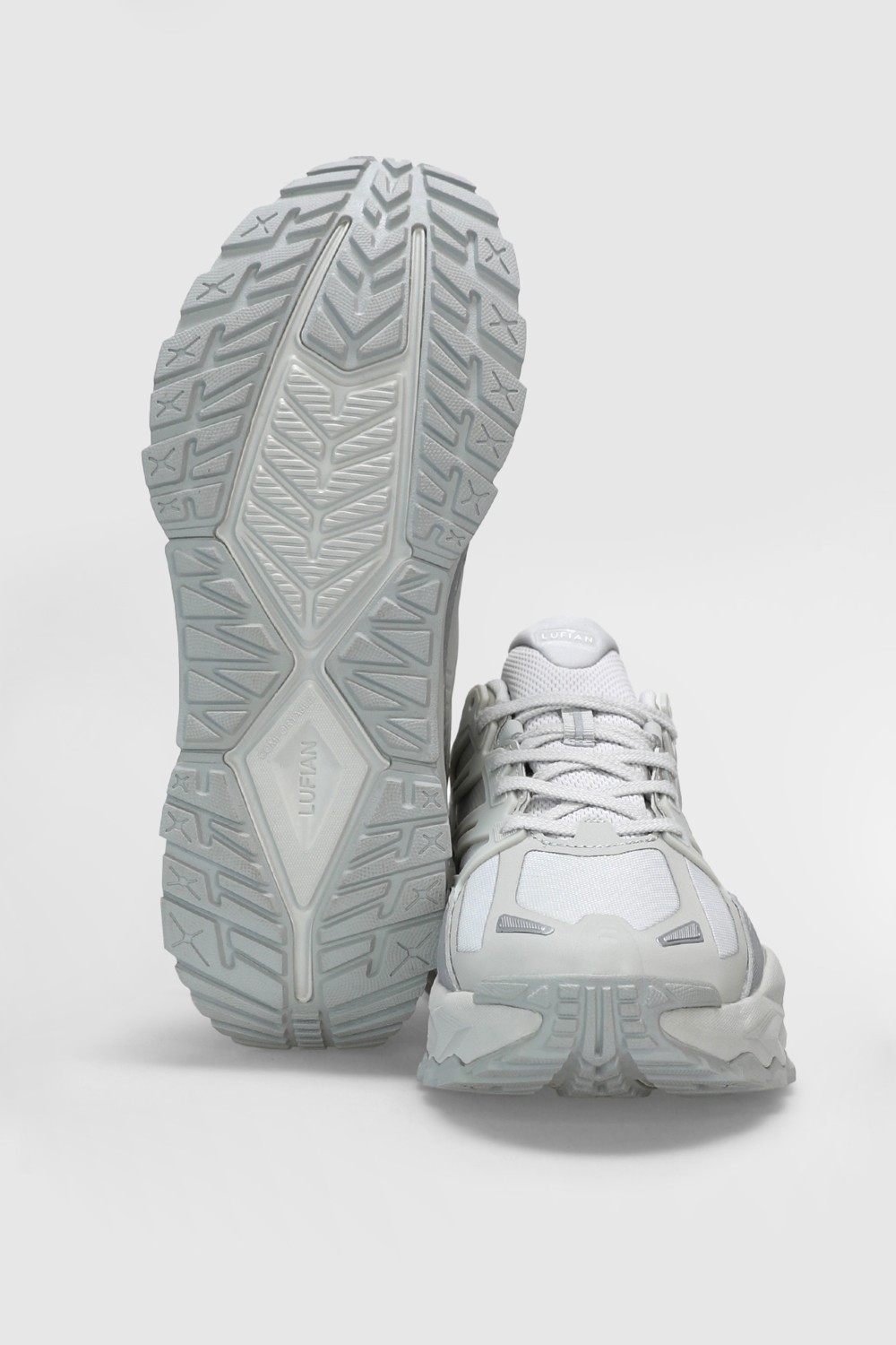 Lufian Edwın Erkek Deri Sneaker Ayakkabı Gri görsel 5