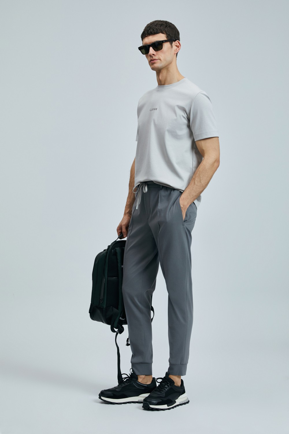 Lufian Pıto Smart Erkek Chino Pantolon Slim Fit Yeşil görsel 2
