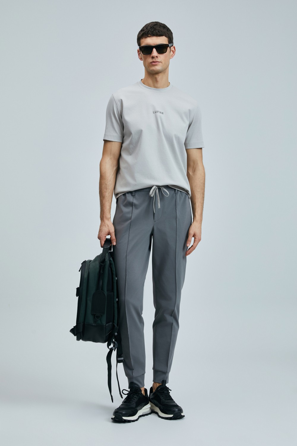 Lufian Pıto Smart Erkek Chino Pantolon Slim Fit Yeşil görsel 5