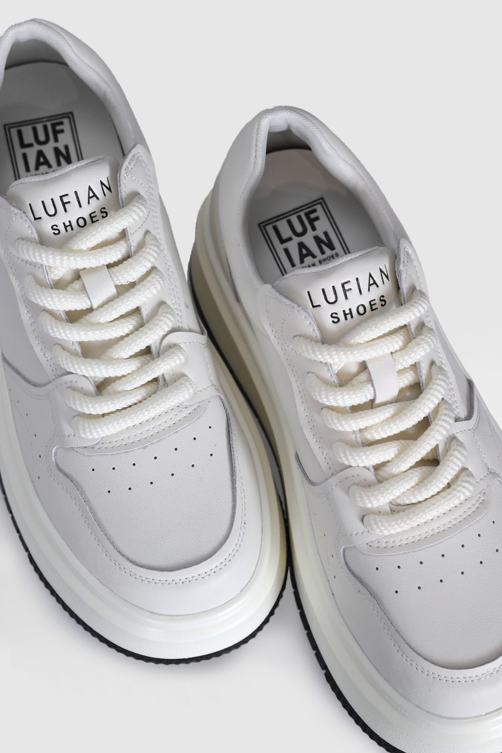 Lufian Laura Kadın Sneaker Ayakkabı Beyaz görsel 8