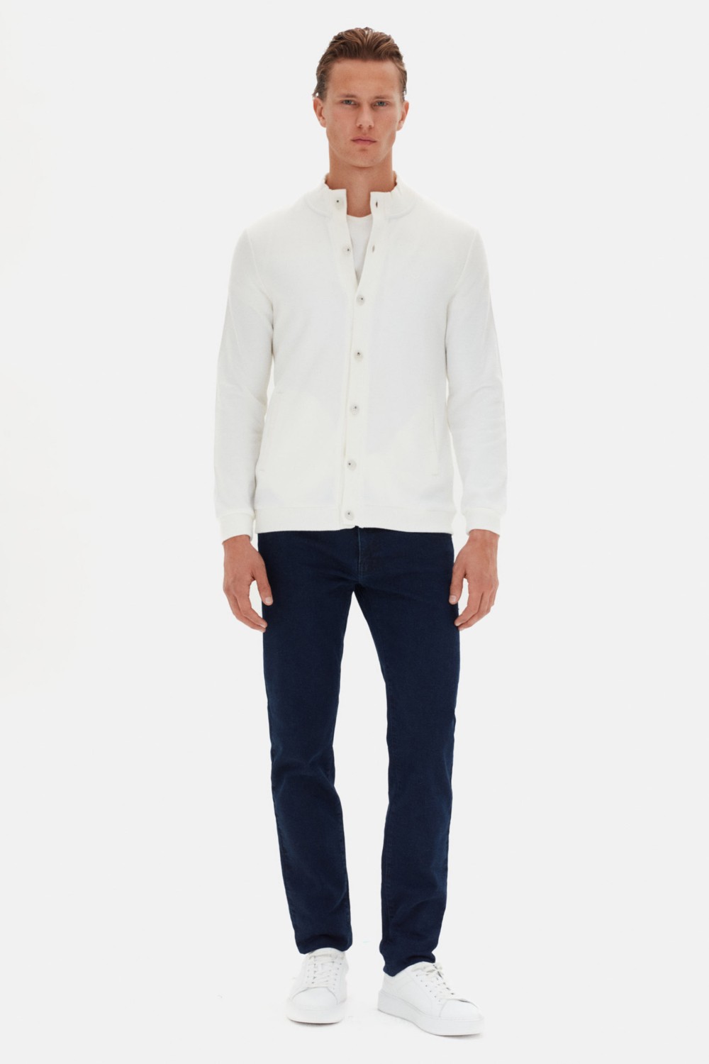 D'S Damat Ds Damat Regular Fit Kahverengi Düz Örgü Hirka 5HC0601960353 görsel 3