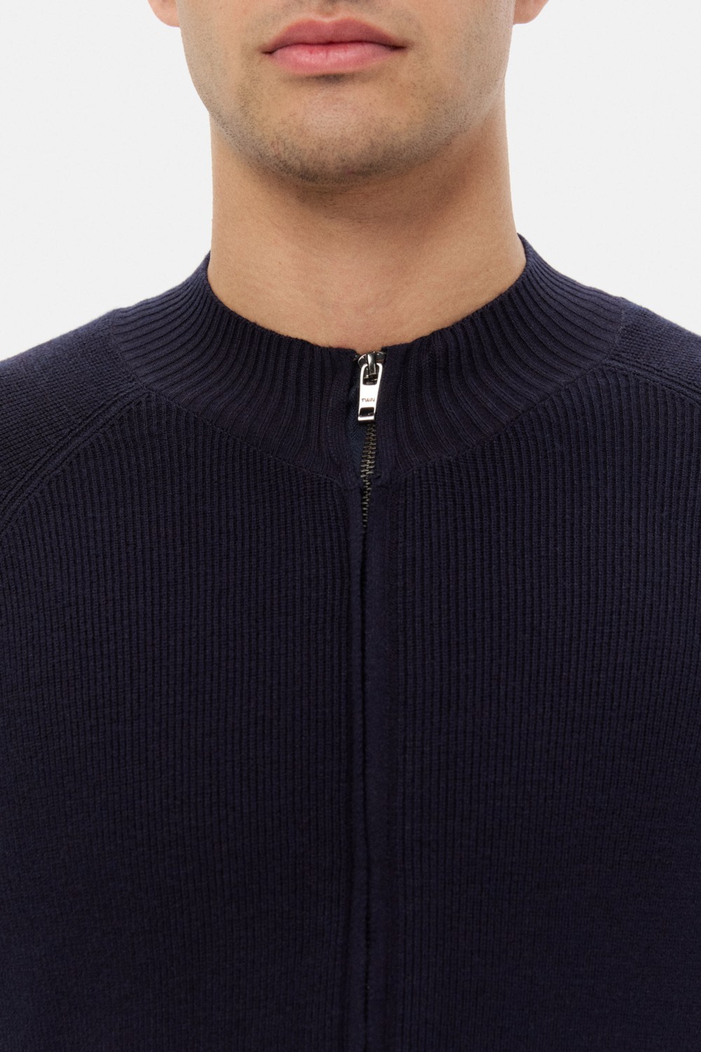 TWN Slim Fit Lacivert Düz Hirka görsel 2