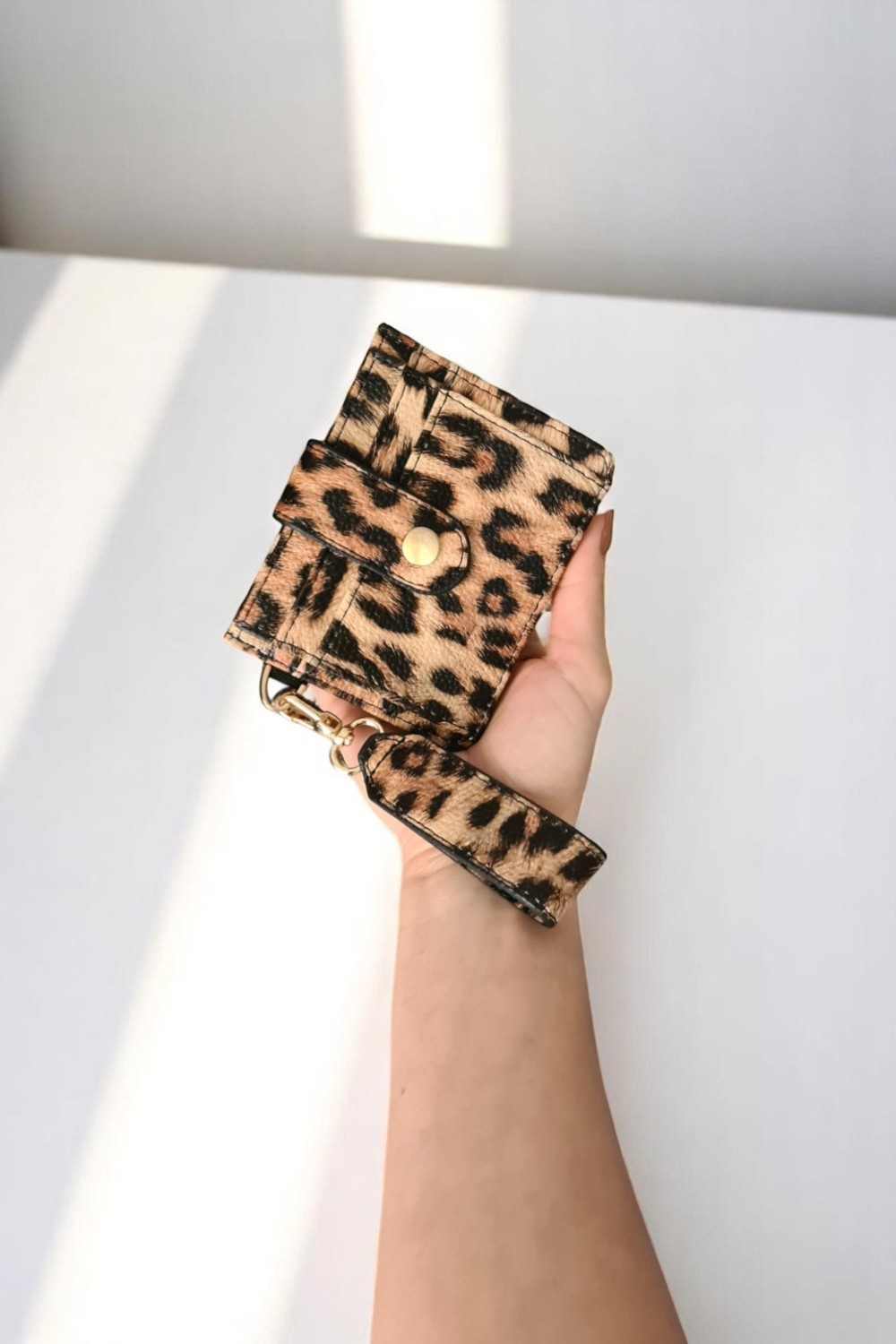 Class Bag Kadın Leopar Anahtarlık Detaylı Kartlık görsel 2