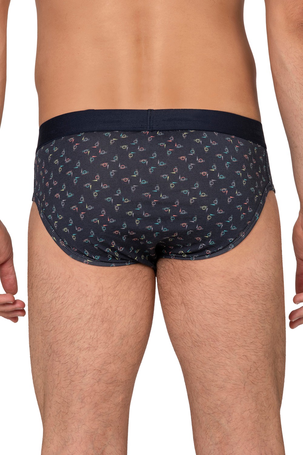 Özkan Underwear Özkan 11302 3'lü Paket Erkek %95 Pamuklu Likralı Süprem Kumaş Desenli Esnek Rahat Slip Külot görsel 4