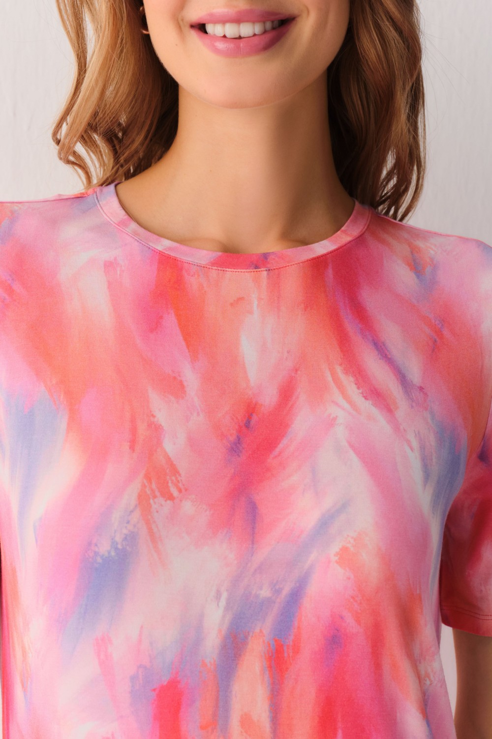 Suwen Pink Shadows Günlük Elbise görsel 3