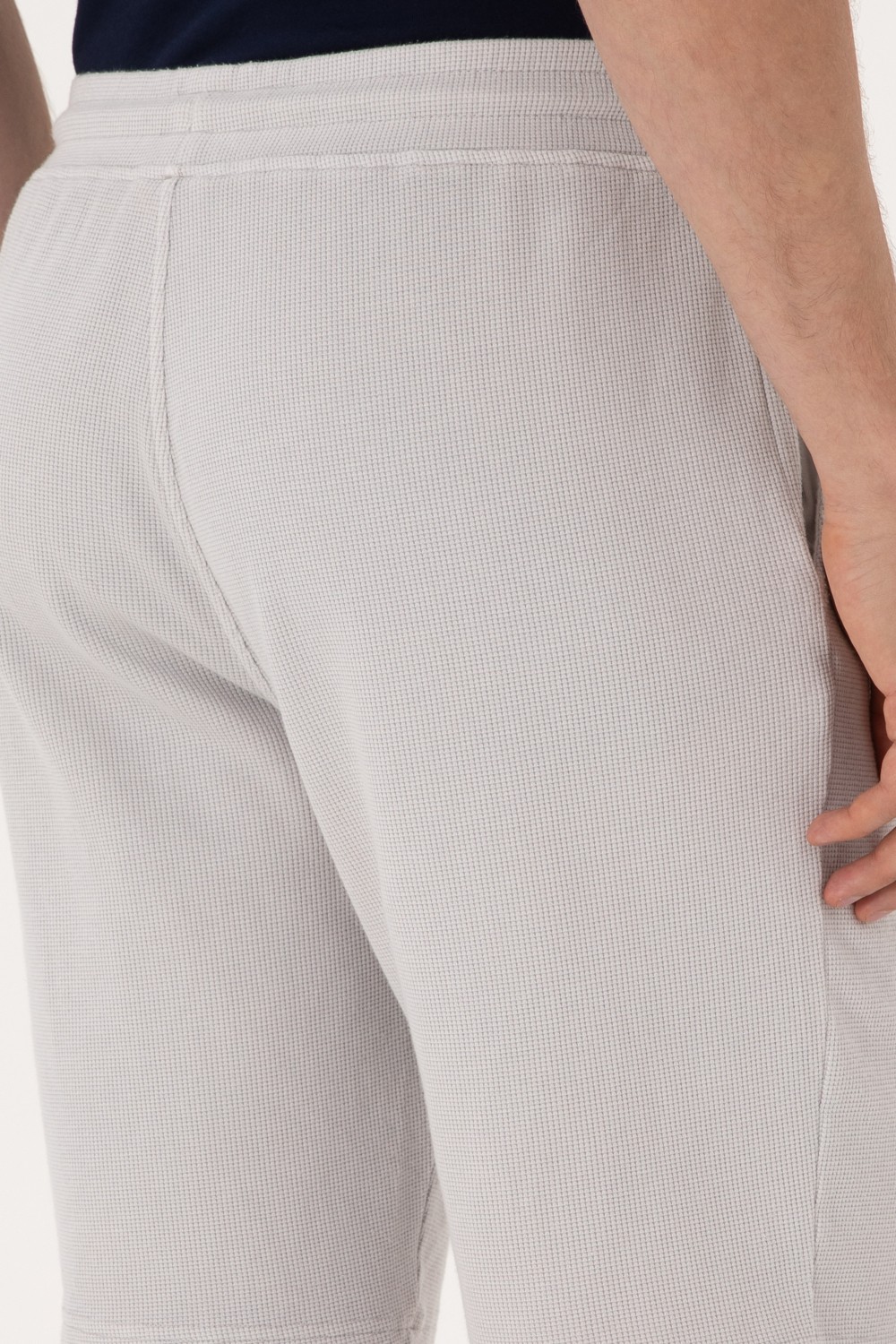 U.S. Polo Assn. Erkek Mavi Örme Şort 50298082-VR036 görsel 6
