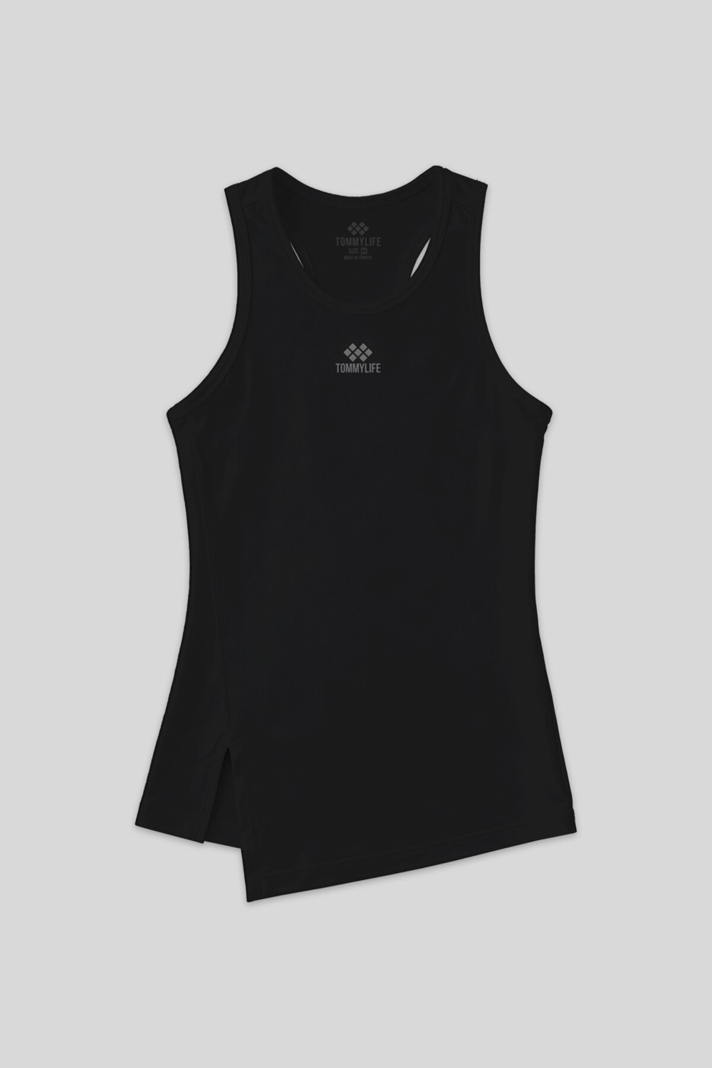 Tommy Life Standart Kalıp O Yaka 2li Paket İndigo-Koyu Gri Kadın Spor Atlet - 97256 görsel 2