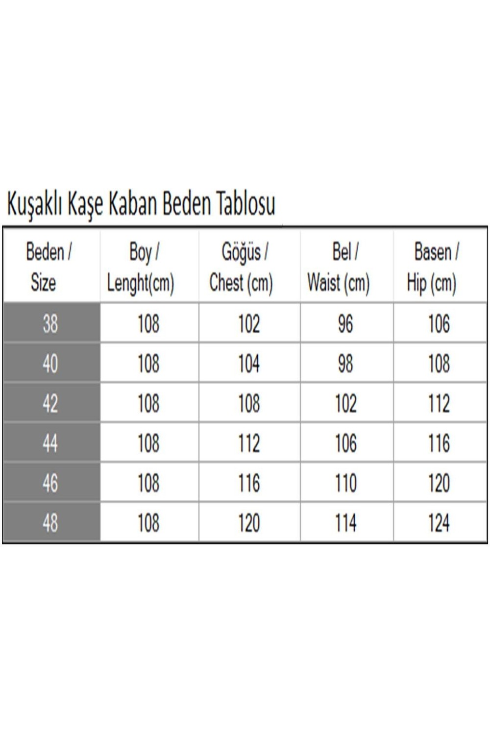Kuşaklı Kaşe Kaban Gri 19271 görsel 6