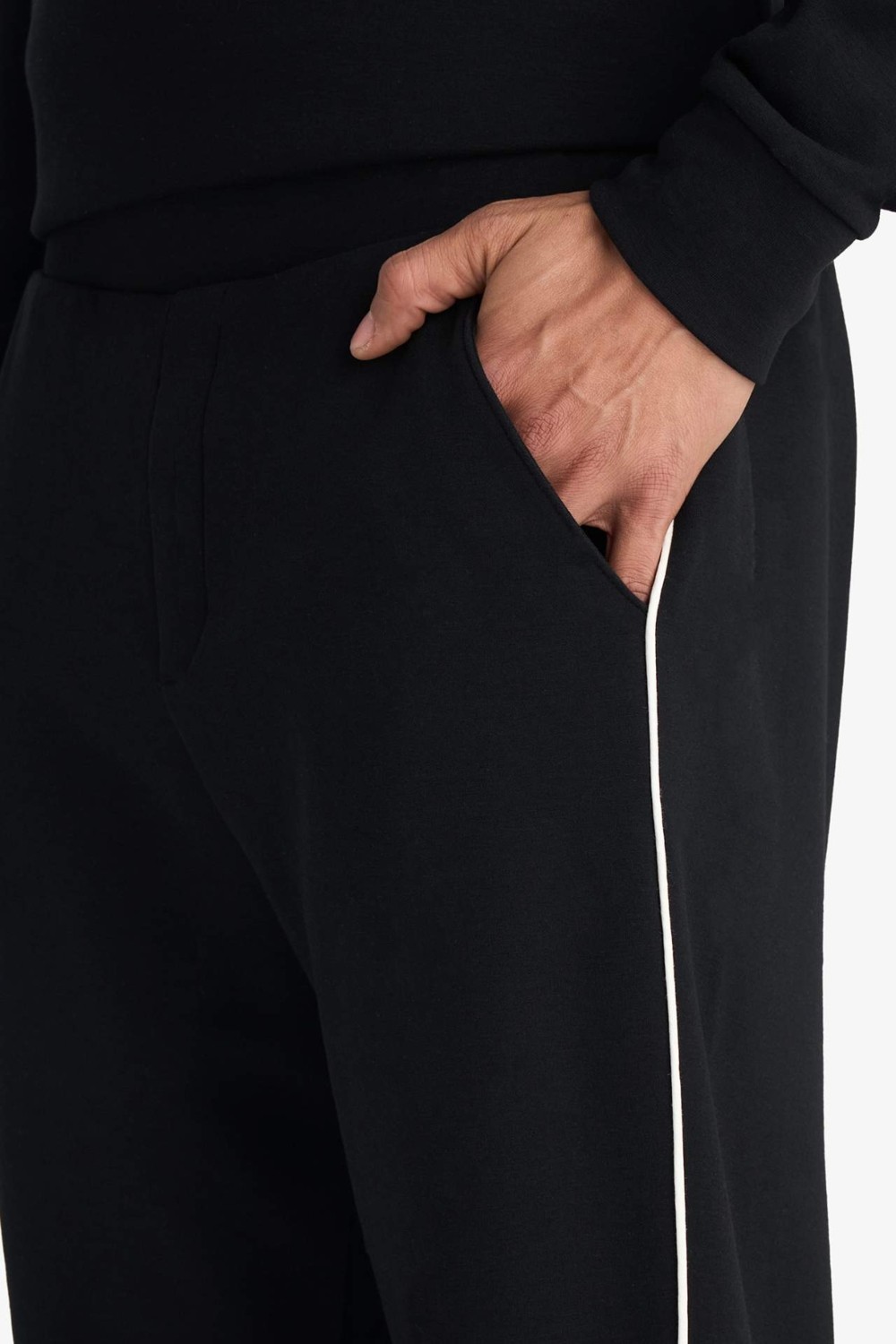DeFacto Sıcak Tutan Standart Fit Beli Lastikli Modal Jogger Eşofman Altı G6396AX25WN görsel 4