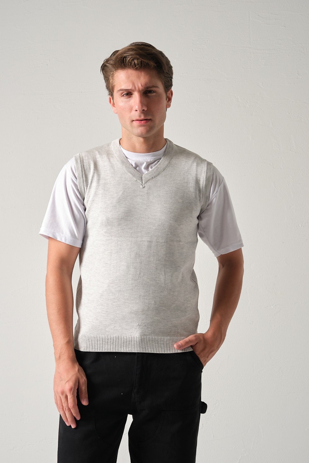 Mandala Tekstil Erkek Triko Basic Süveter