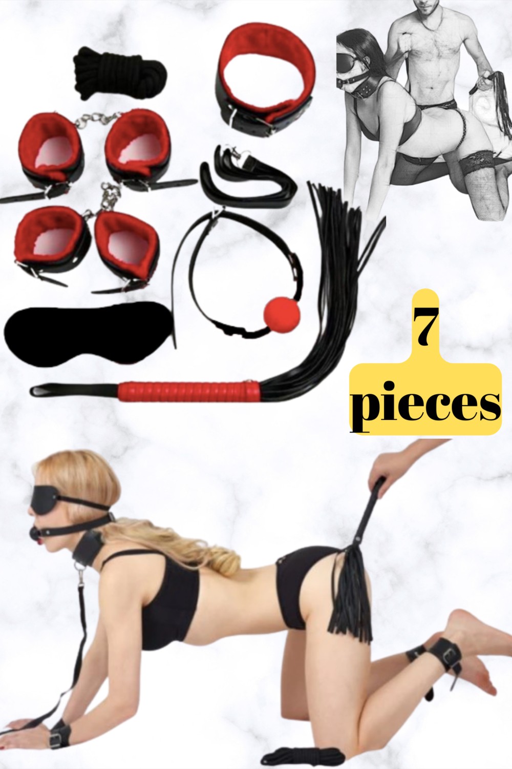 Çamaşır Kenti Fantezi Set (7 Parçalı) görsel 4