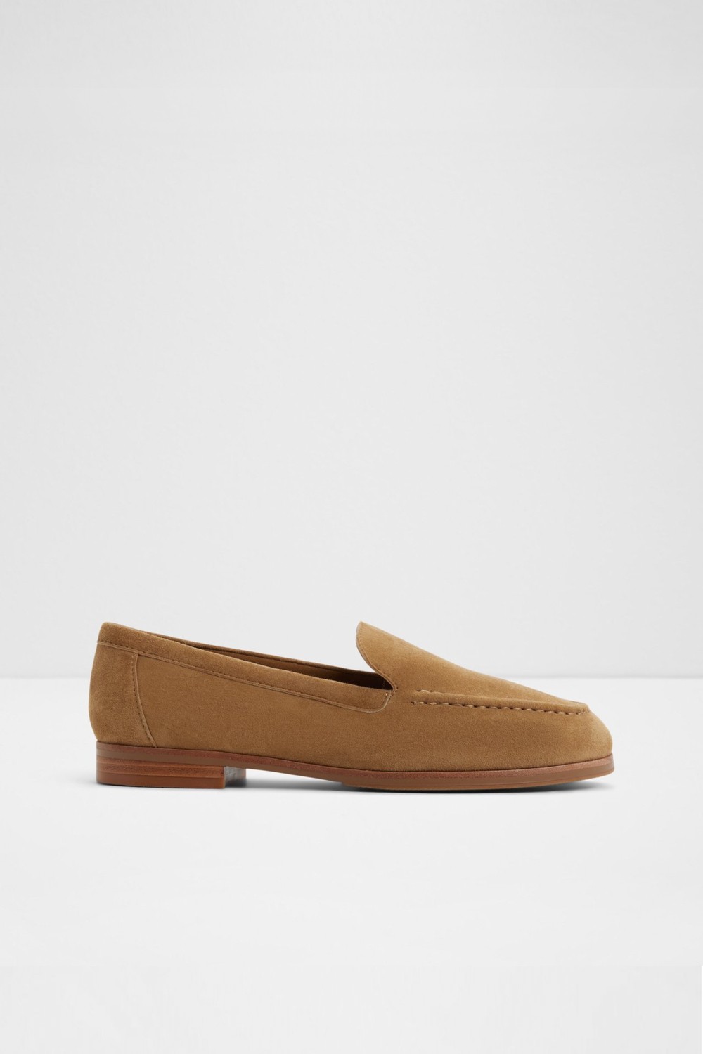 ALDO Florana Kadın Düz Oxford & Loafer Kahverengi Hakiki Deri Süet Tabanlı Ayakkabı