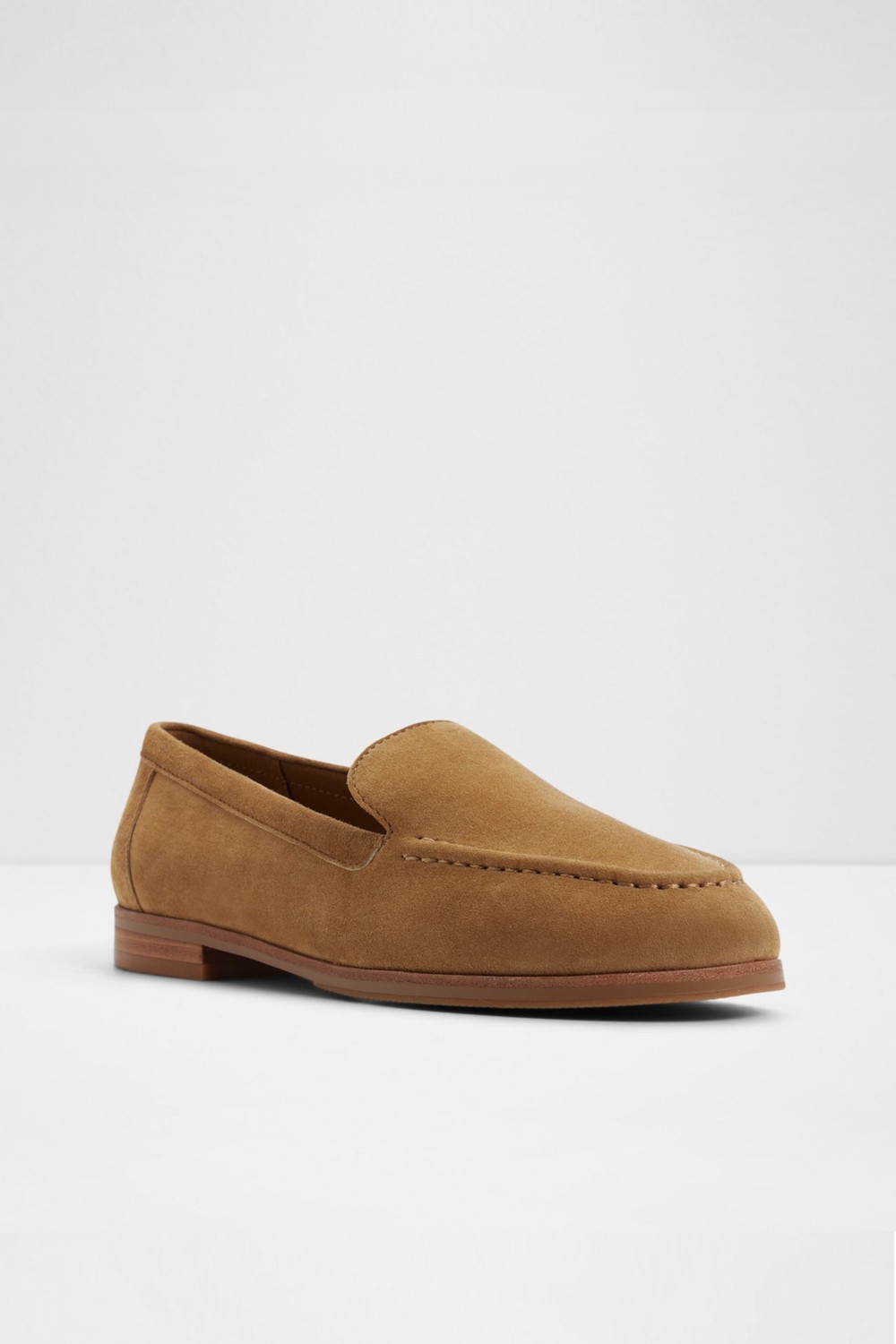 ALDO Florana Kadın Düz Oxford & Loafer Kahverengi Hakiki Deri Süet Tabanlı Ayakkabı görsel 4
