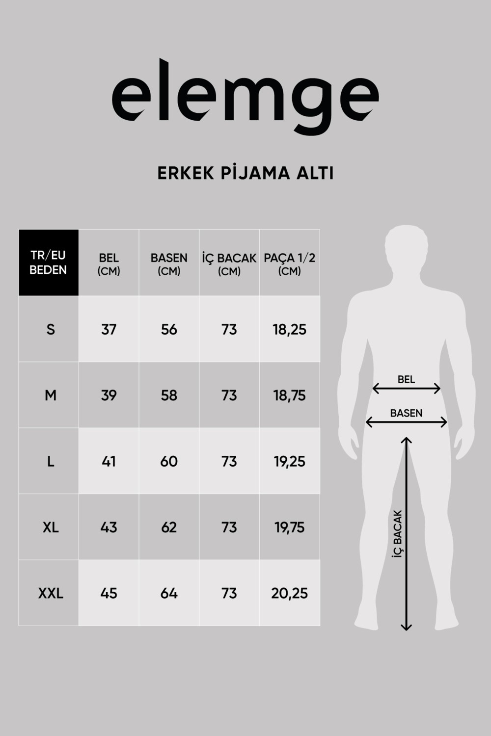 elemge Kareli Modal Elastan Erkek Pijama Altı Rahat Kalıp Regular Fit Cepli Ipli Esnek Mavi-Beyaz Ekoseli görsel 6