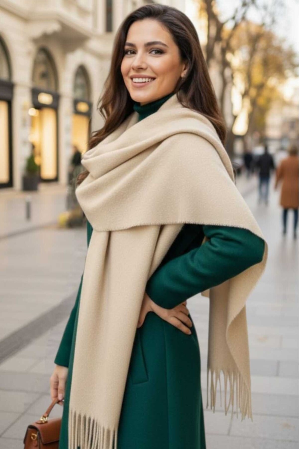 Tezzgelsin Kadın Premium Soft Buklet Atkı görsel 2
