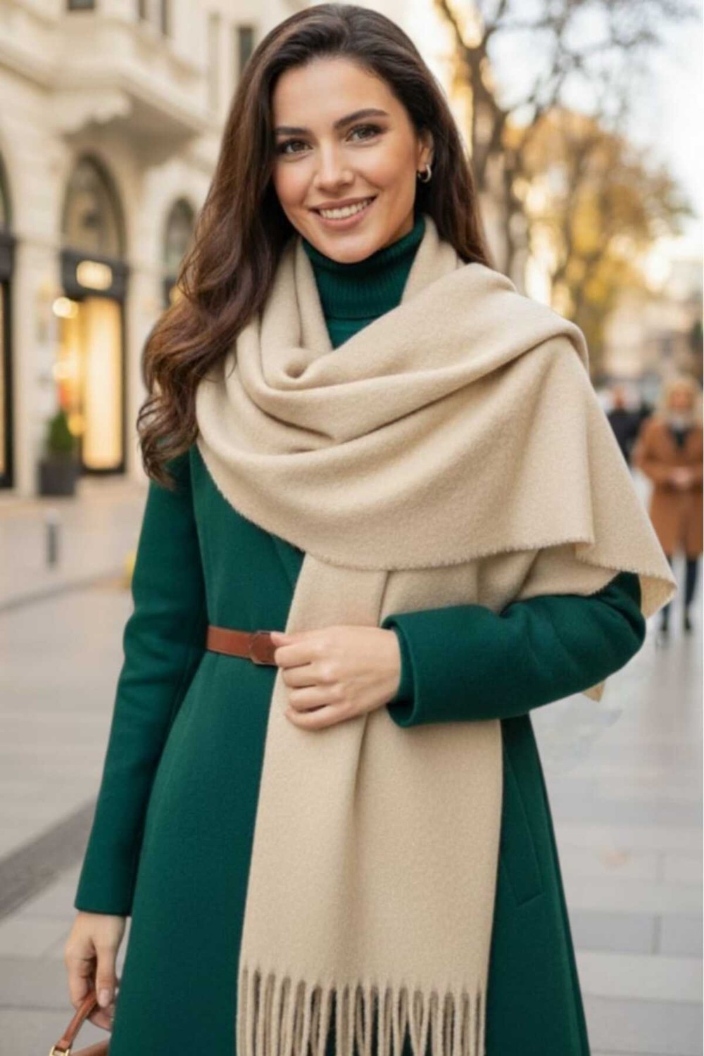 Tezzgelsin Kadın Premium Soft Buklet Atkı görsel 3
