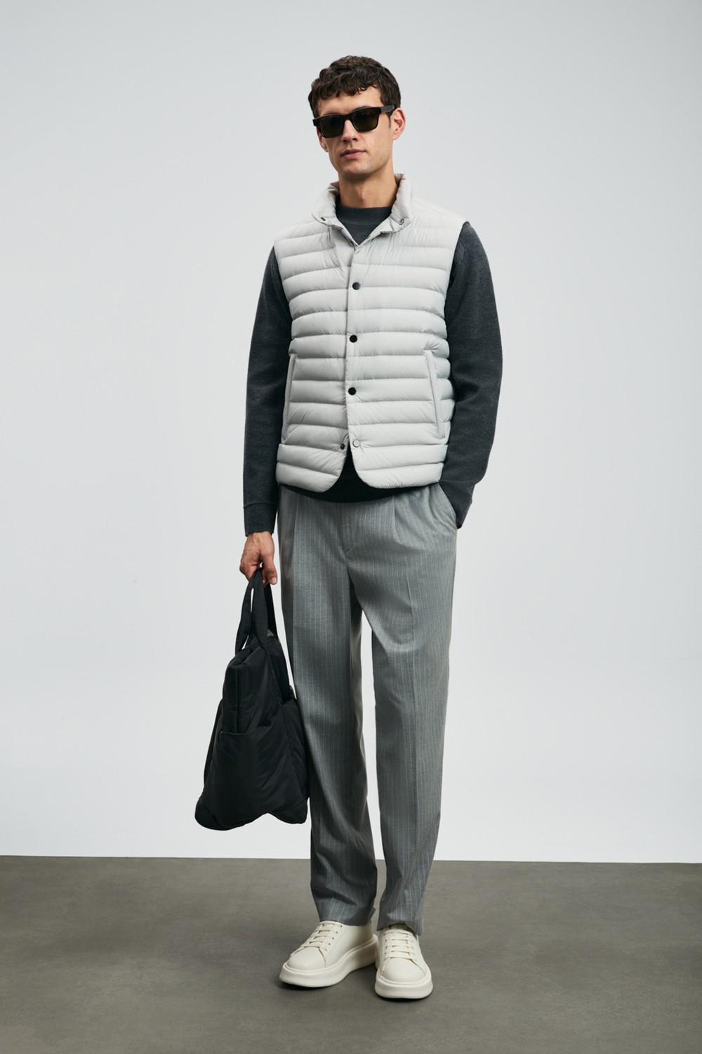 Lufian Ronald Smart Erkek Chino Pantolon Comfort Fit Lacivert görsel 3