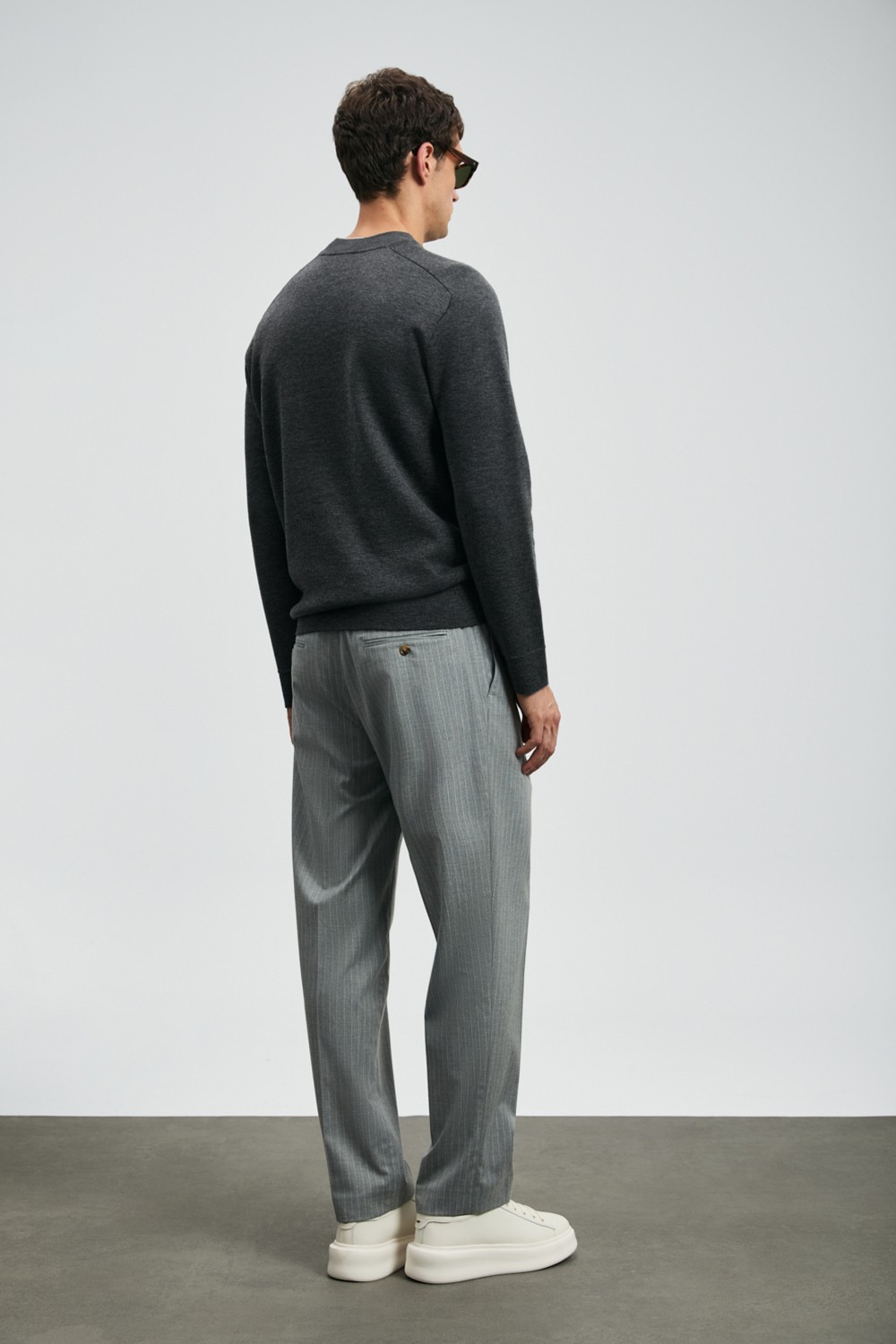 Lufian Ronald Smart Erkek Chino Pantolon Comfort Fit Lacivert görsel 5