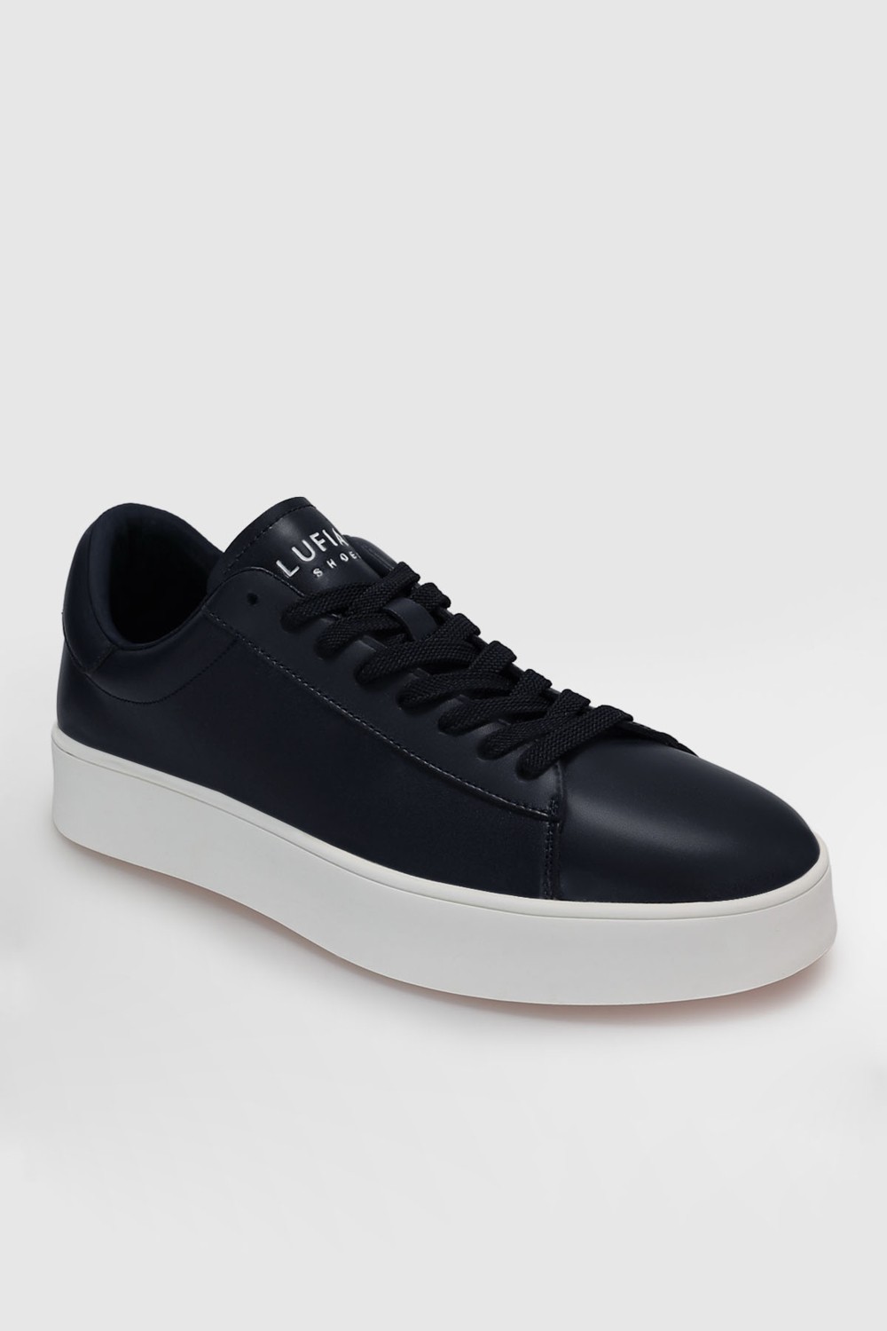 Lufian Anton Erkek Deri Sneaker Ayakkabı Siyah görsel 2