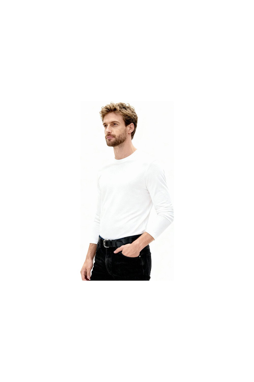 Tommy Life Standart Fit Basic O Yaka 3lü Paket Siyah-Beyaz-Lacivert Erkek T-Shirt 87997 görsel 3