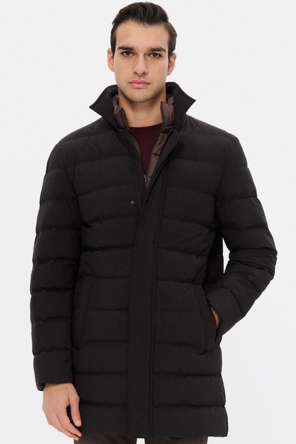 D'S Damat Ds Damat Regular Fit Lacivert Düz Mont 5HC070541047M