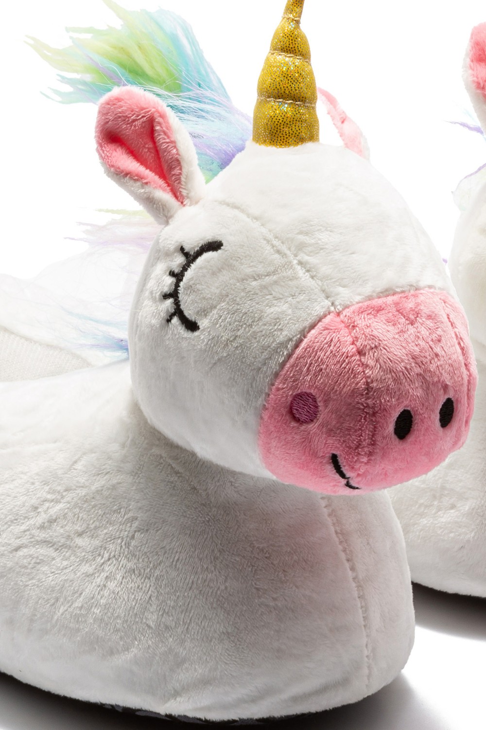 Twigy Pink Corn Kadın Hayvanlı Panduf Beyaz 36/41 görsel 3