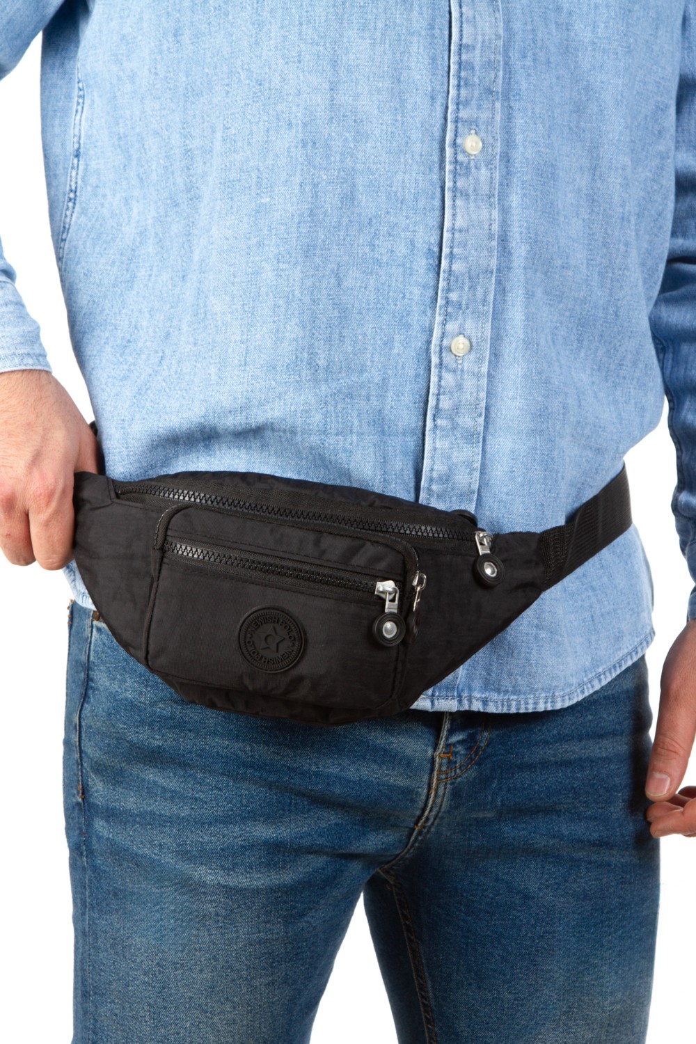 Sannora Bags Unısex Krinkıl Çapraz Askılı Bel Omuz ve Spor Çanta görsel 7