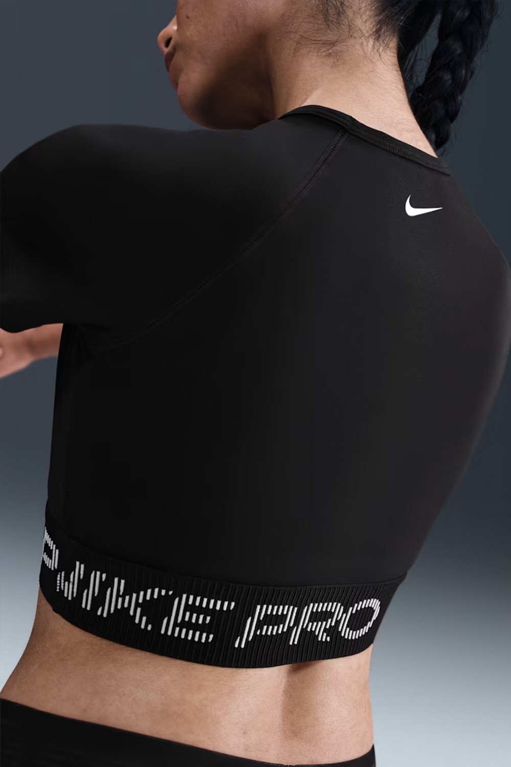 Nike Kadın Dri-Fıt Kısa Kollu Grafik Baskılı Bluz görsel 4