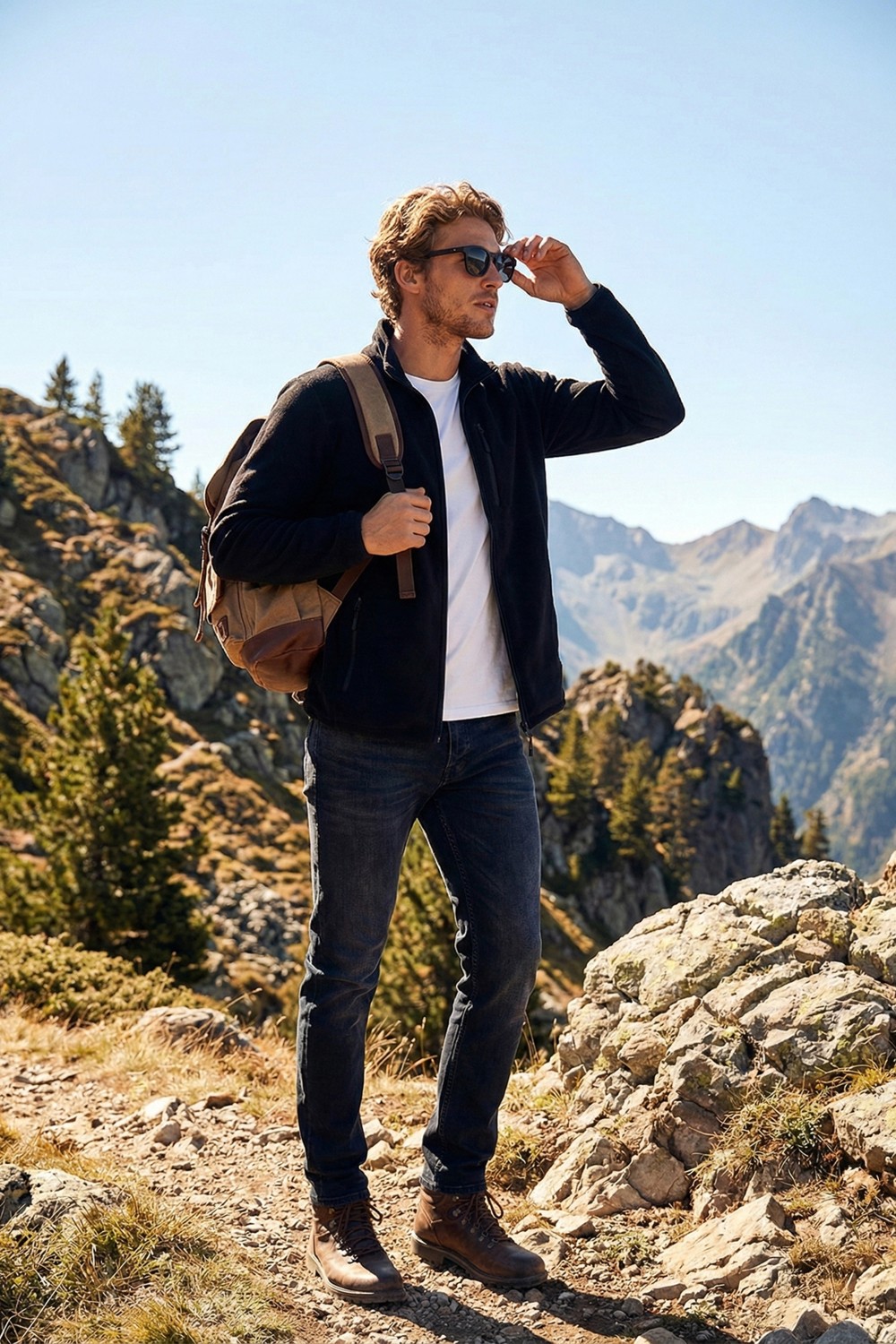 Buratti Slim Fit Fermuarlı Cepli Dik Yaka Soğuk Geçirmez Polar Hırka Erkek HIRKA 5906028