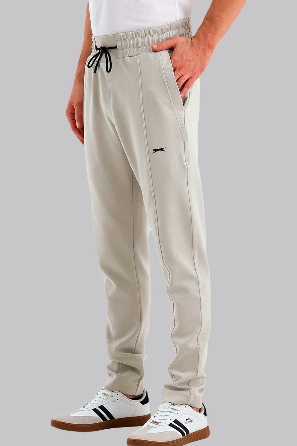 Slazenger 8020 Erkek Bej Rex Eşofman Altı, Regular Fit, Rahat Kesim, Günlük Kullanım
