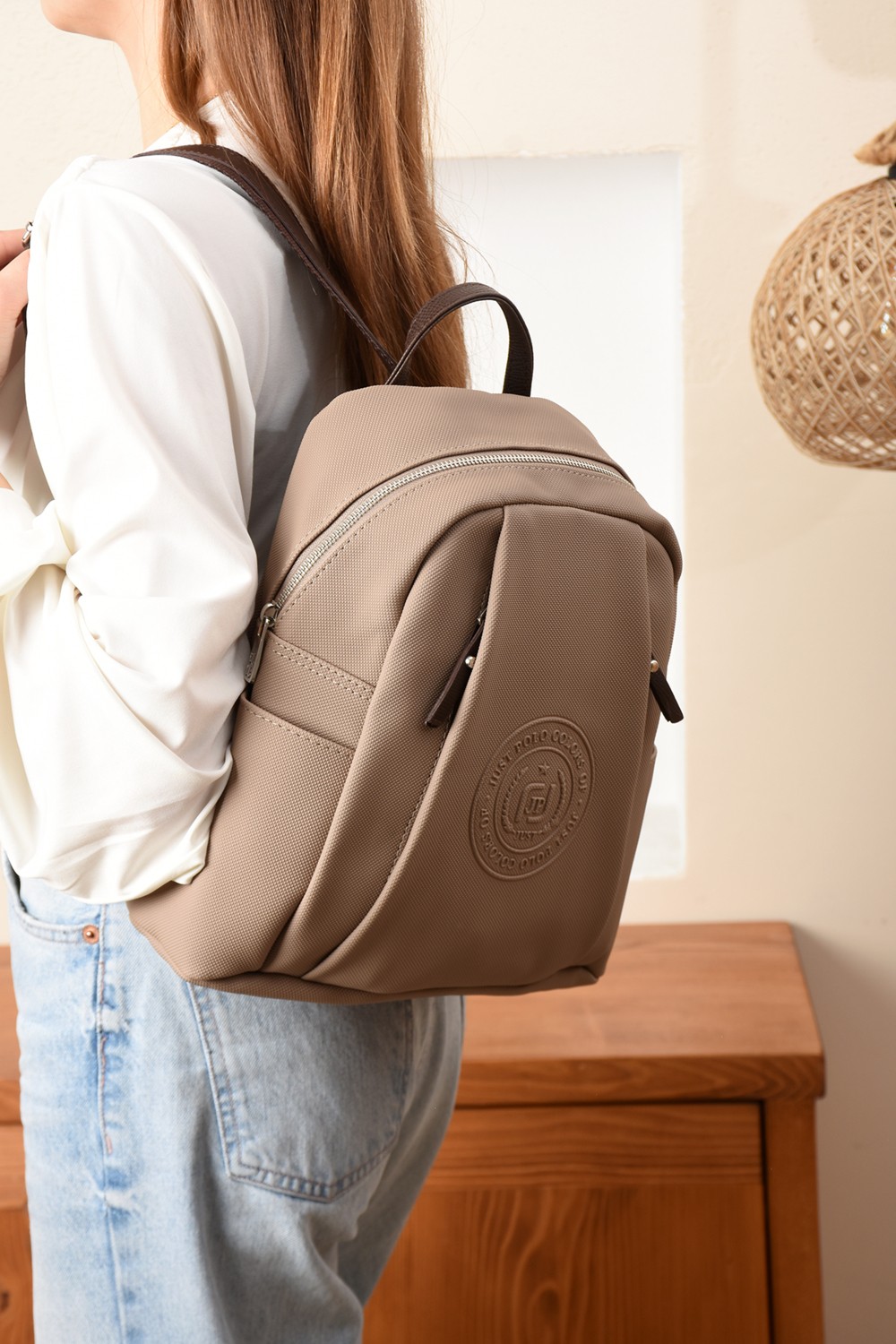 Just Polo Kadın Sırt Çantası Yeni Sezon Ebat: Boy 31 cm En 29 cm görsel 7