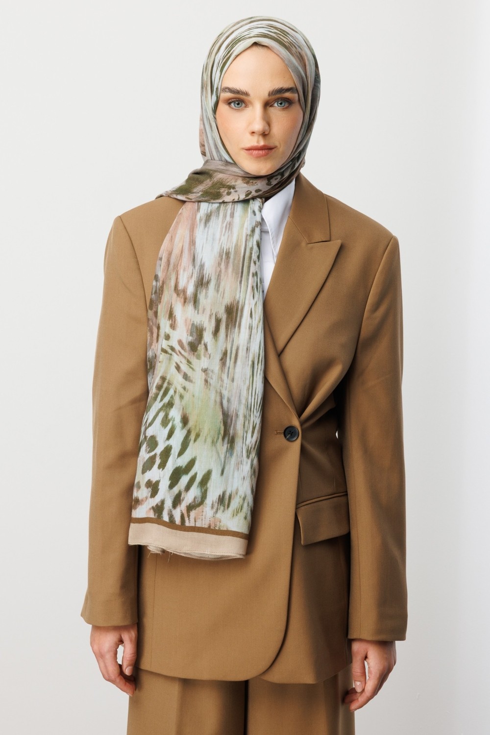 Mooncorn Leopar Desen Rami Şal
