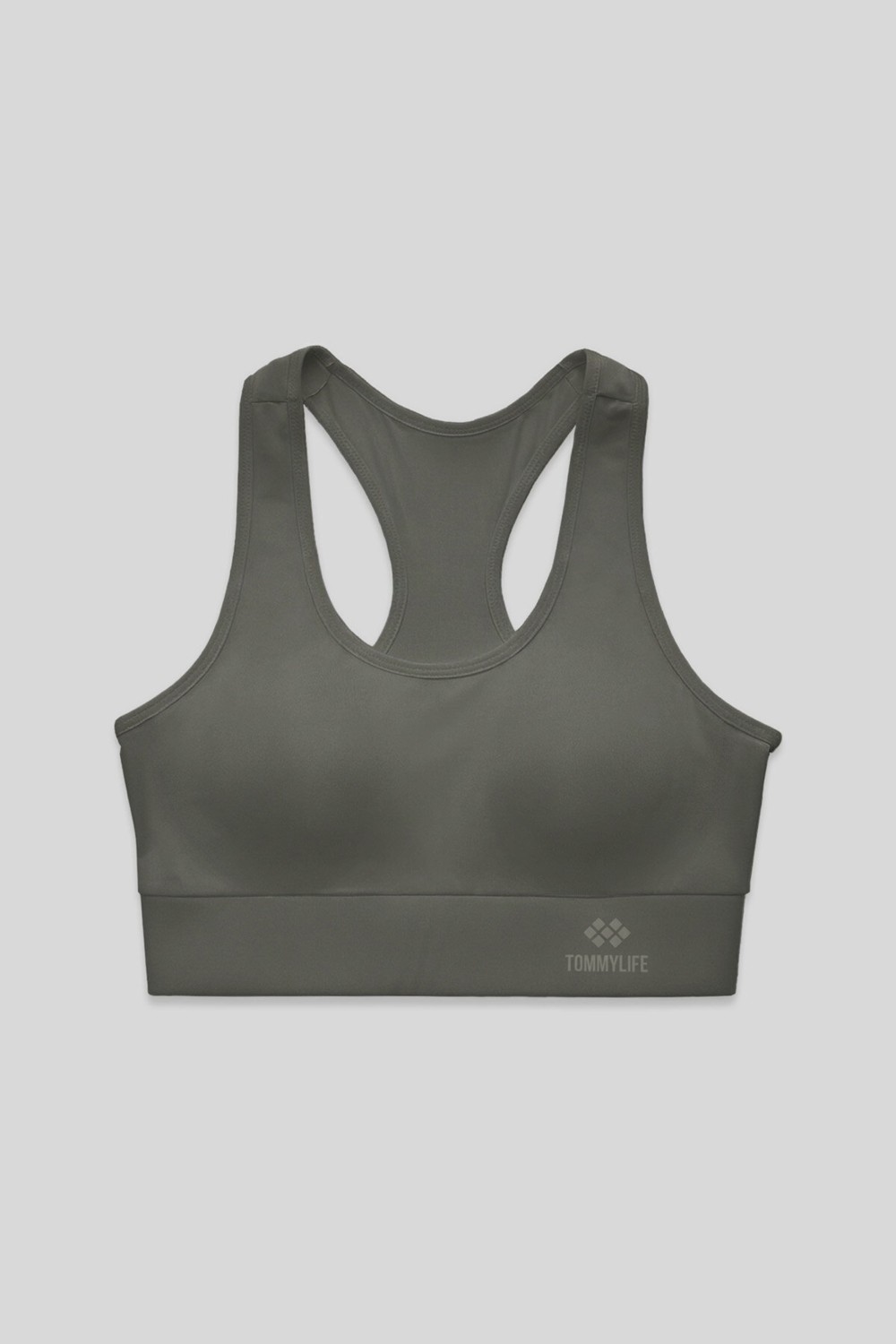 Tommy Life Neon Sarı Sırt Detaylı Dar Kalıp U Yaka Kadın Spor Büstiyer - 97120
