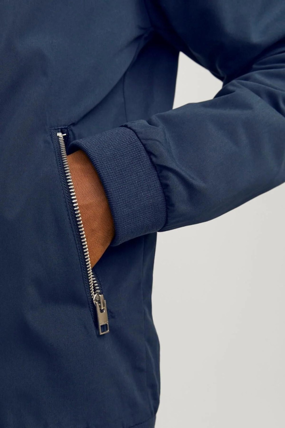 Jack & Jones Jack Jones Harrington Büyük Beden Erkek Bomber Ceket 12231718 görsel 4