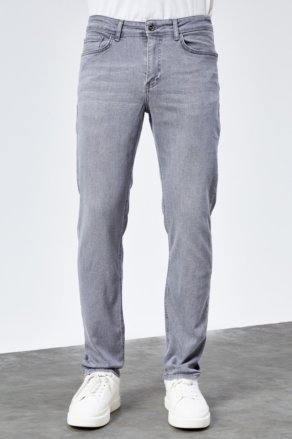 Halat's Erkek Gri Regular Fit Likralı Jean Kot Pantolon HENRY görsel 8