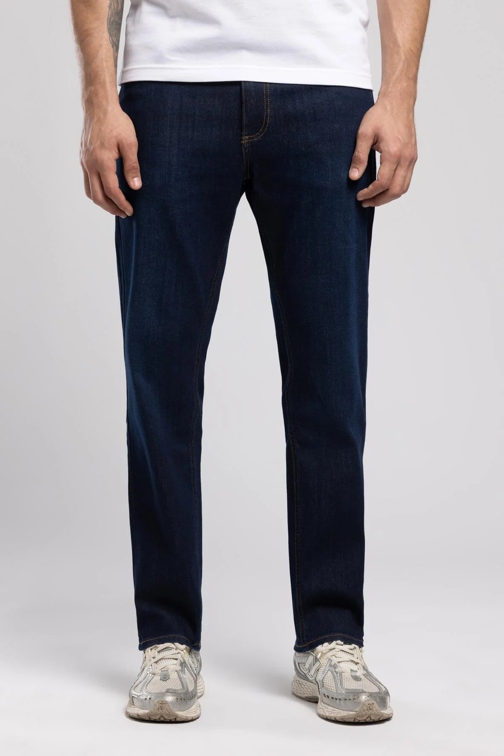 Lee Cooper Rico Yüksek Bel Düz Kesim Düz Paça Mavi Erkek Jean Pantolon görsel 2