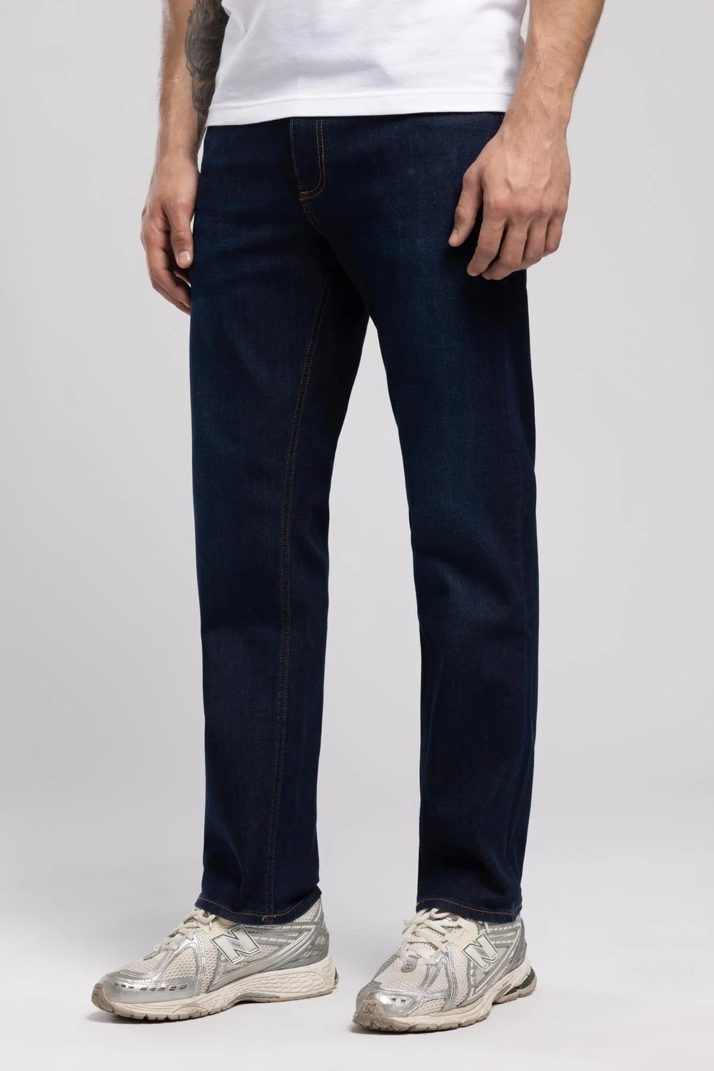 Lee Cooper Rico Yüksek Bel Düz Kesim Düz Paça Mavi Erkek Jean Pantolon görsel 3