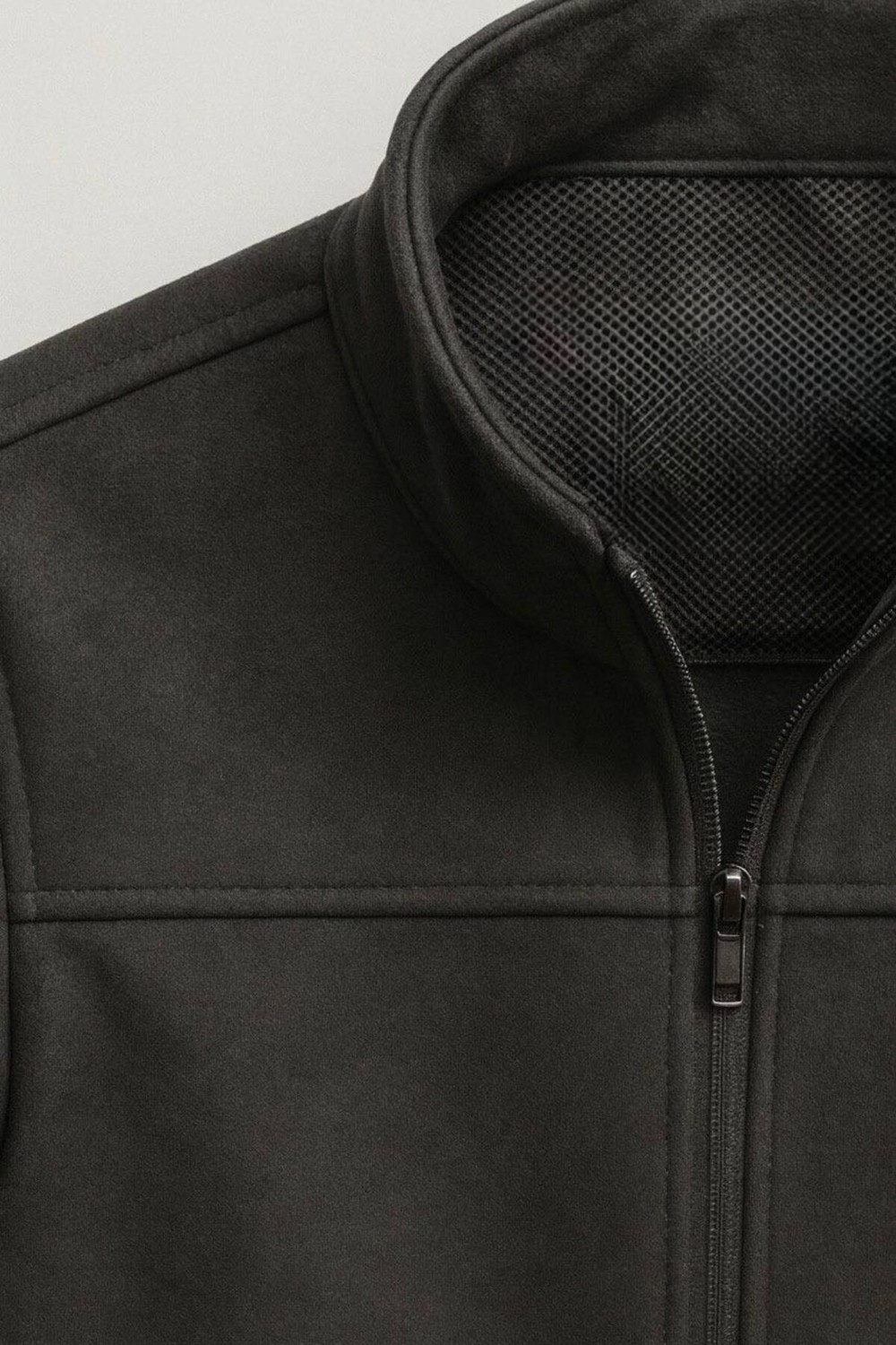 Baselco Slim Fit Süet Ceket Erkekler İçin Premium Kalite Şık Tasarım ve Suni Deri Malzeme görsel 2