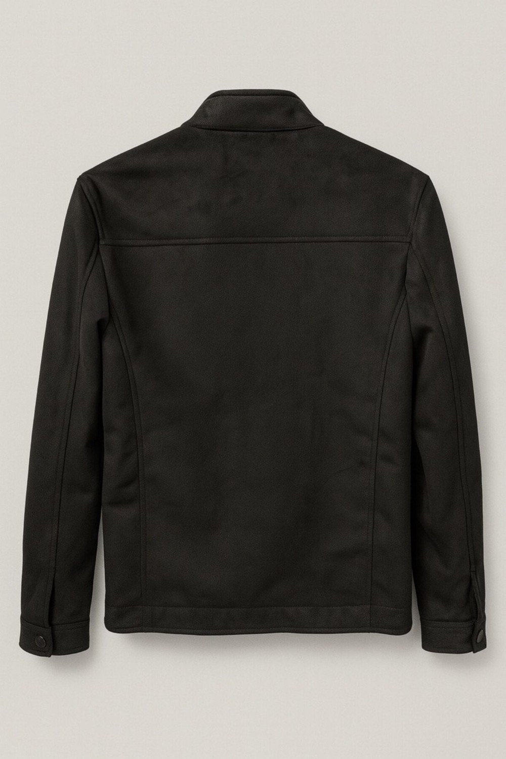 Baselco Slim Fit Süet Ceket Erkekler İçin Premium Kalite Şık Tasarım ve Suni Deri Malzeme görsel 3