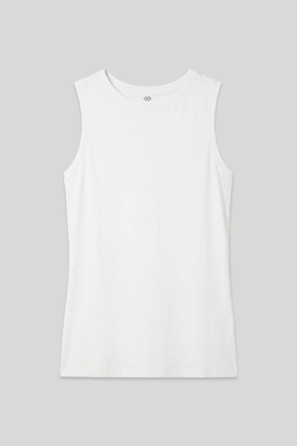 Tommy Life Gri Melanj Slim Fit Basic O Yaka Sıfır Kol Kadın Atlet - 97313 görsel 3