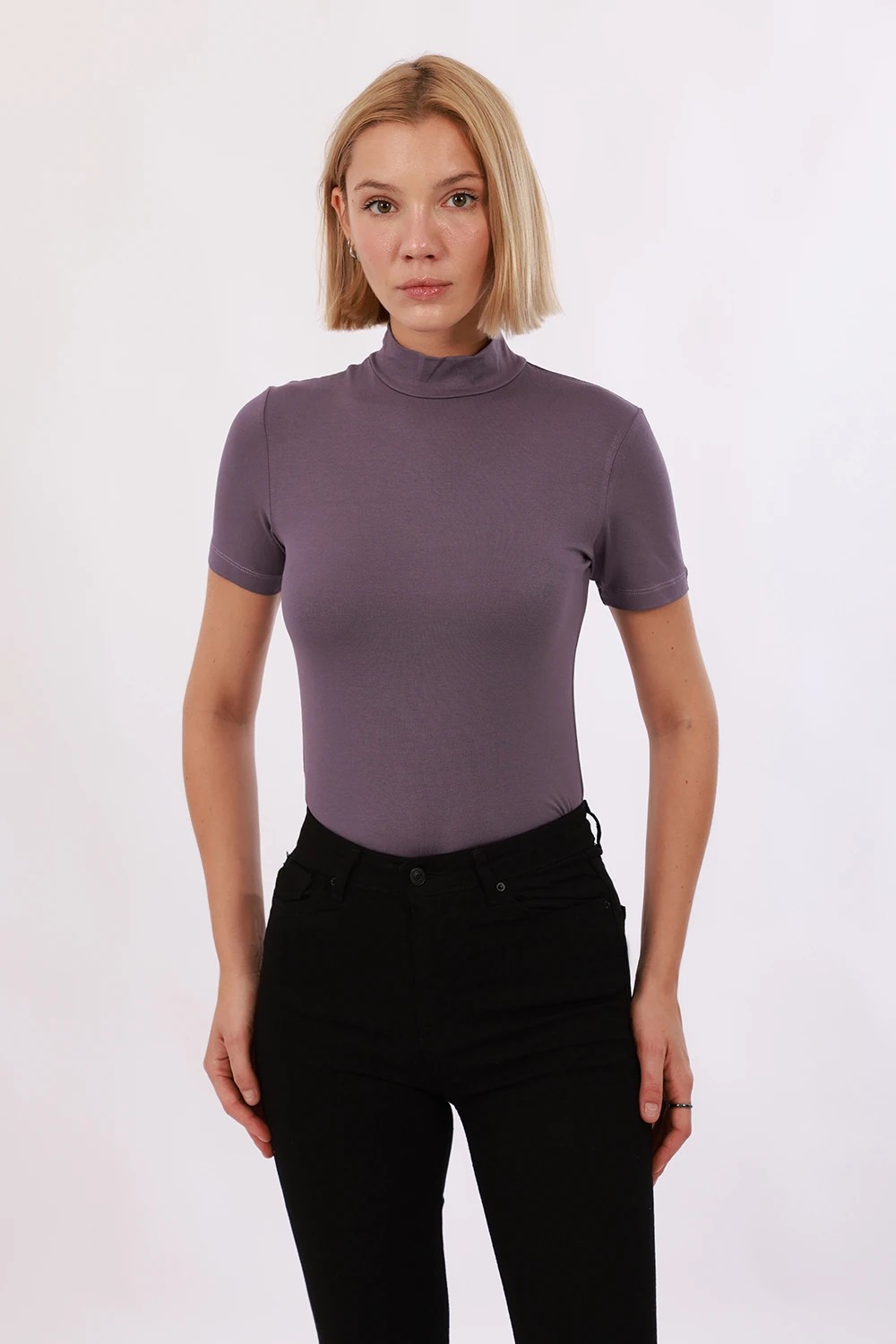 Yade Fashion Kadın Kısa Kol Bluz 4’lü Set görsel 3