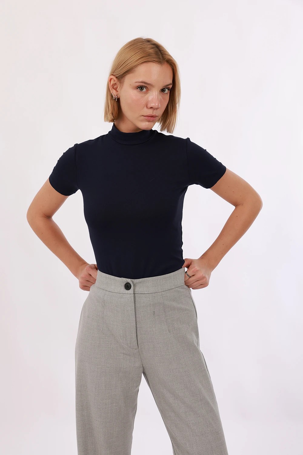Yade Fashion Kadın Kısa Kol Bluz 4’lü Set görsel 5