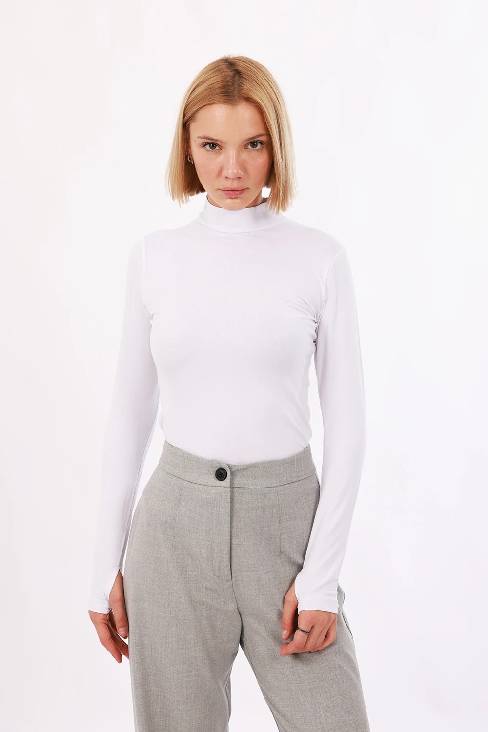 Yade Fashion Kadın Parmak Detaylı Body 4’lü Set görsel 8