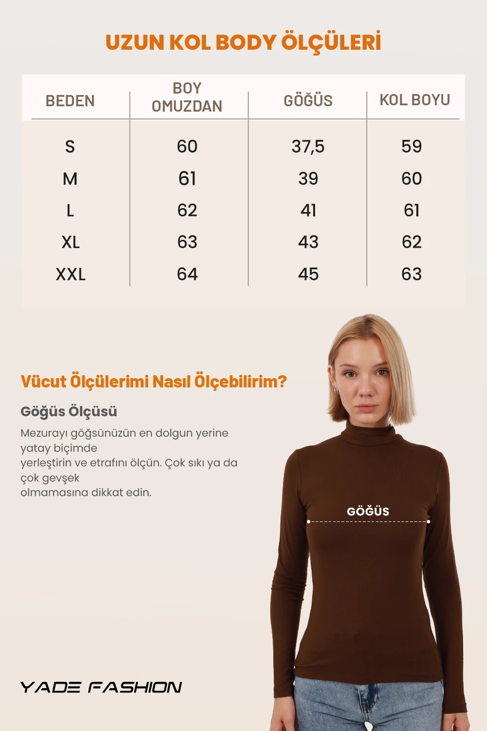 Yade Fashion Kadın Uzun Kol Body 2’li Set görsel 8