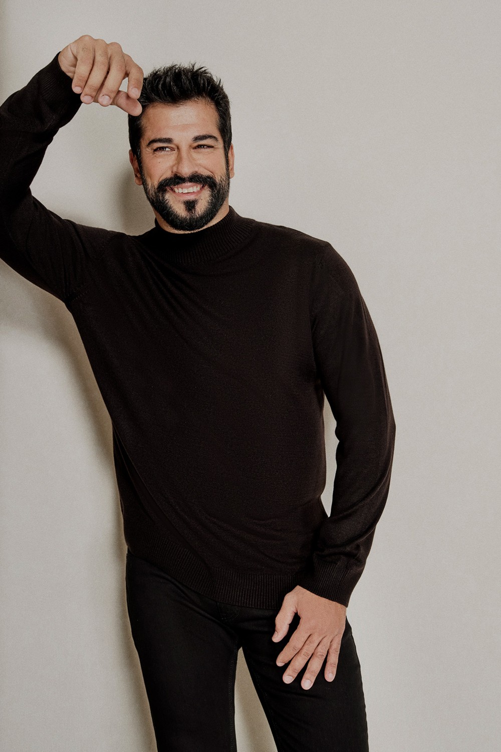 Altınyıldız Classics Erkek Lacivert Tüylenme Yapmayan Anti-Pilling Standart Fit Yarım Balıkçı Yaka Triko Kazak